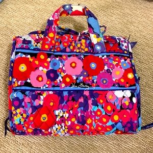 vera bradley floral makeup caddy